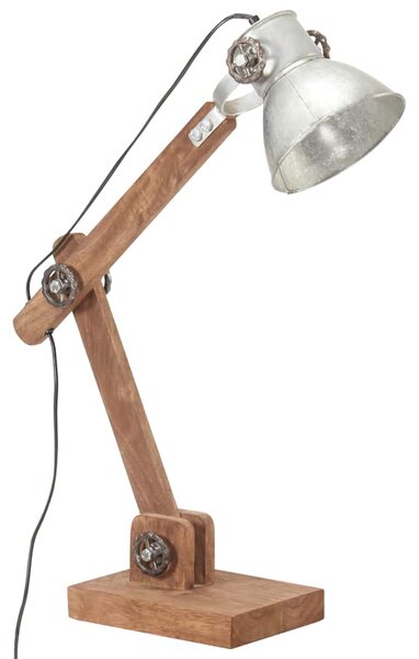 Industriální stolní lampa stříbrná kulatá 58 x 18 x 90 cm E27 320551