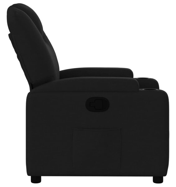 Polohovací křeslo černé, látkové 3205510