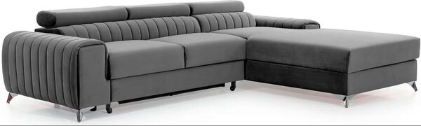 ROHOVÁ SEDAČKA, textil, šedá MID.YOU - Sedací soupravy, Online Only