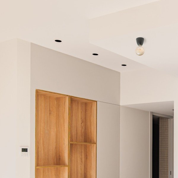 ORCO zápustná černá 230V GU10 9W - RED - DESIGN RENDL