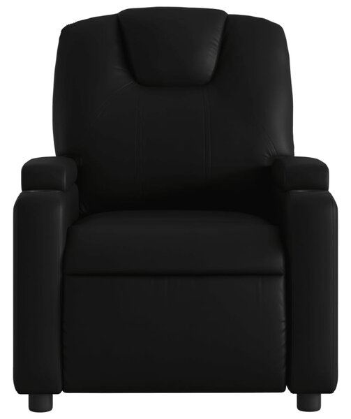 Polohovací křeslo černé, umělá kůže 3205540