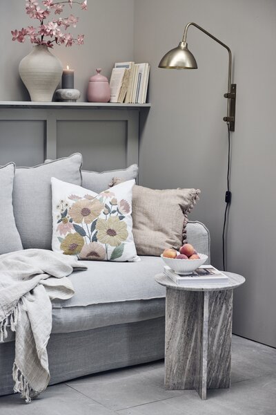 Lene Bjerre Bavlněný povlak na polštář Vimina Off White - 50 x 50 cm LB301