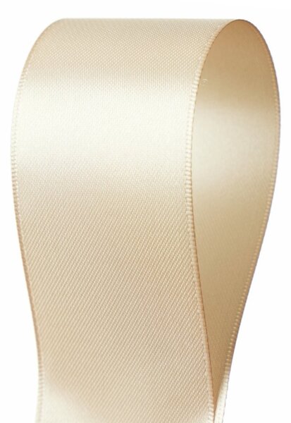 Serviteur Saténová stuha Beige 4 cm - 25 m SRT148