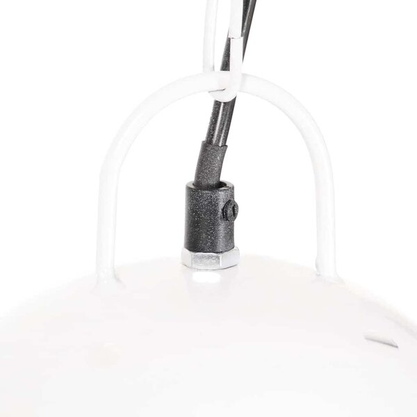 Industriální závěsné svítidlo 25 W bílé kulaté 42 cm E27 320558
