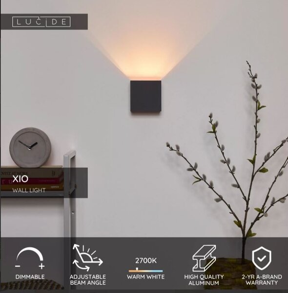 Nástěnné svítidlo Lucide Xio 09217/04/36 1x4W G9 - moderní doplněk