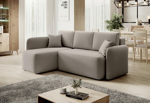 ROHOVÁ SEDAČKA, textil, béžová MID.YOU - Sedací soupravy, Online Only