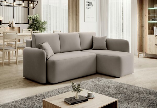 ROHOVÁ SEDAČKA, textil, béžová MID.YOU - Sedací soupravy, Online Only