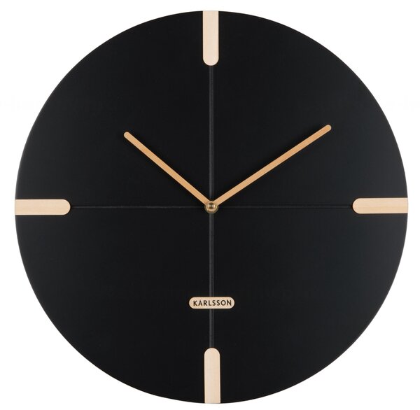 Nástěnné hodiny 6150BK Karlsson 40cm