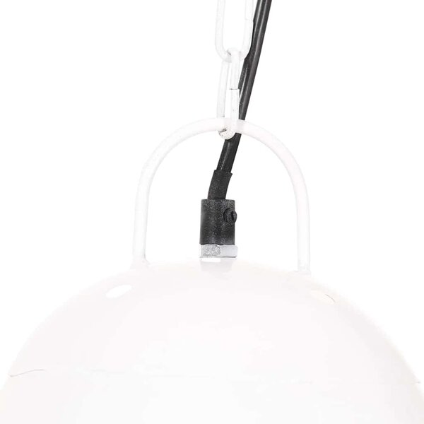 Industriální závěsné svítidlo 25 W bílé kulaté 32 cm E27 320562