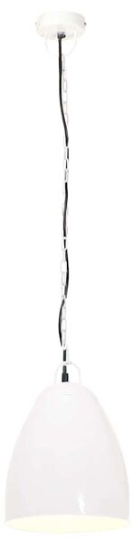 Industriální závěsné svítidlo 25 W bílé kulaté 32 cm E27 320562