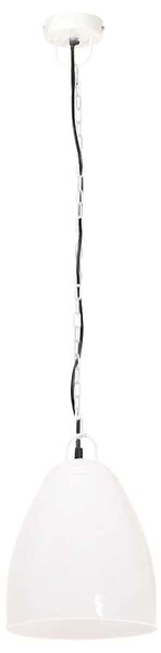 Industriální závěsné svítidlo 25 W bílé kulaté 32 cm E27 320562