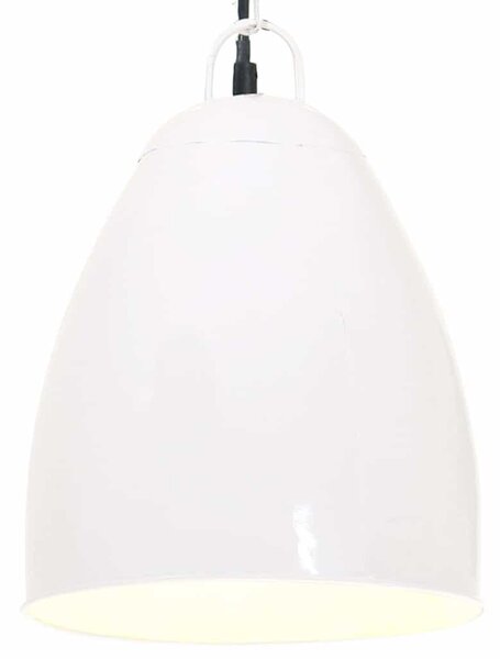 Industriální závěsné svítidlo 25 W bílé kulaté 32 cm E27 320562