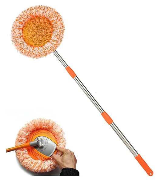 Prachový mop s otočnou hlavicí o 360°