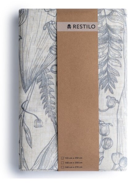 Světle šedý závěs 135x250 cm Selvetia – Restilo