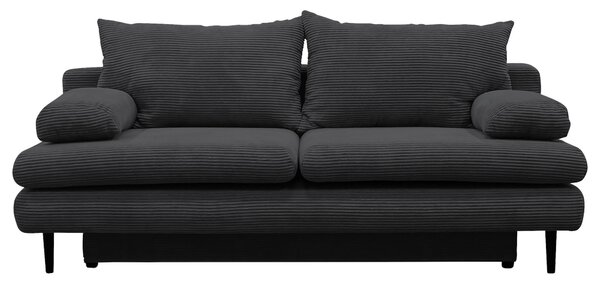 ROZKLÁDACÍ POHOVKA, textil, tmavě šedá P & B - Rozkládací pohovky, Online Only