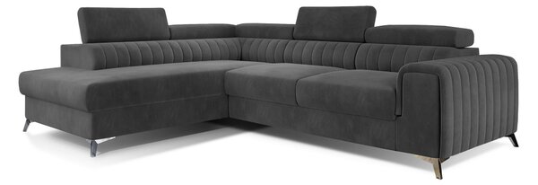 ROHOVÁ SEDAČKA, textil, antracitová MID.YOU - Sedací soupravy, Online Only