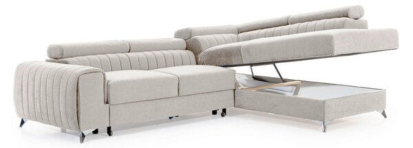 ROHOVÁ SEDAČKA, textil, béžová MID.YOU - Sedací soupravy, Online Only