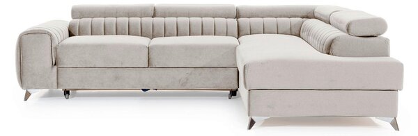ROHOVÁ SEDAČKA, textil, béžová MID.YOU - Sedací soupravy, Online Only