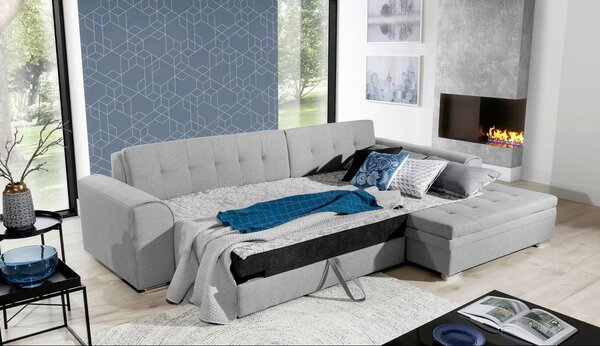 ROHOVÁ SEDAČKA, textil, antracitová MID.YOU - Sedací soupravy, Online Only