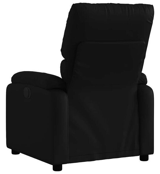 Masážní polohovací křeslo černé, umělá kůže 3205712