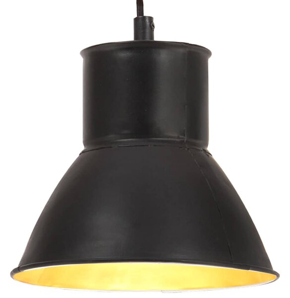 Závěsné svítidlo 25 W černé kulaté 17 cm E27 320573