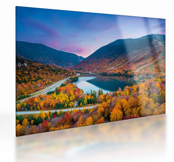 Skleněný obraz - White Mountain, New Hampshire, USA (70x50 cm)
