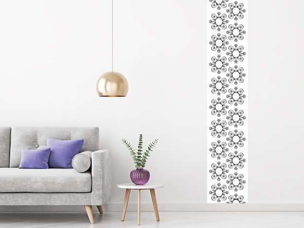 Pruh z ornamentů samolepka na zeď 14 x 70 cm