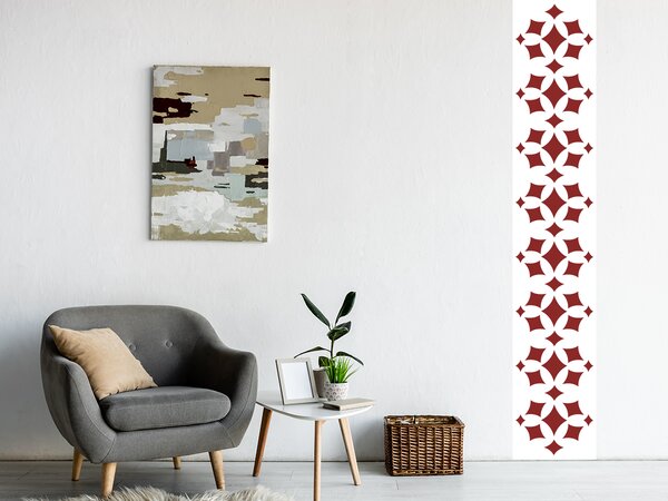 Kárová dekorace samolepka na zeď 14 x 75 cm