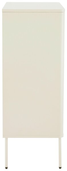 KOMODA, dub, šedobílá, 80/105/40 cm Carryhome - Komody na nožičkách, Online Only