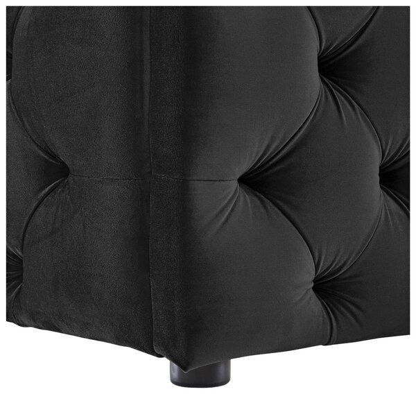 ČALOUNĚNÁ POSTEL, 140/200 cm, černá home24 - Manželské postele, Online Only