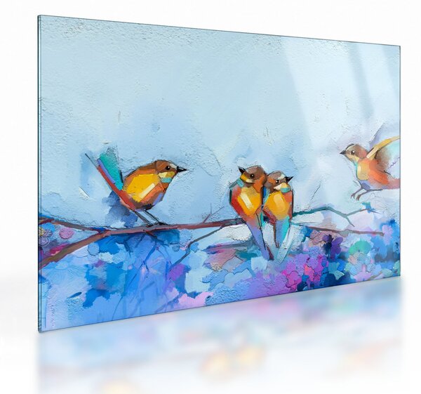 Skleněný obraz - Probuzení přírody (70x50 cm)