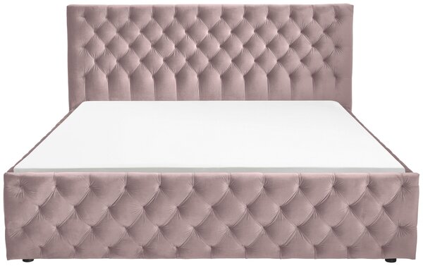 ČALOUNĚNÁ POSTEL, 140/200 cm, šeříková home24 - Manželské postele, Online Only