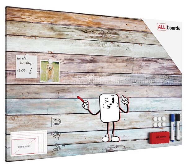 Magnetická tabule METALboards PASTELOVÉ DESKY 90x60 cm,MB96_00113