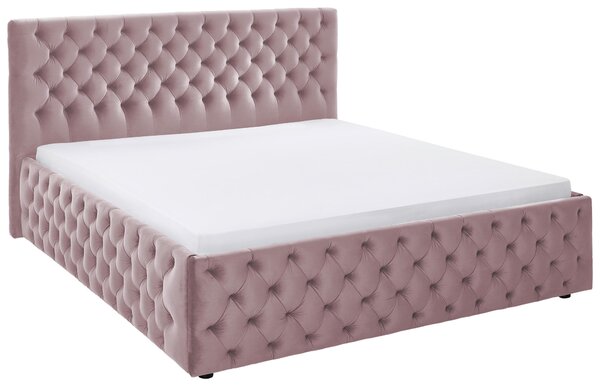 ČALOUNĚNÁ POSTEL, 140/200 cm, šeříková home24 - Manželské postele, Online Only