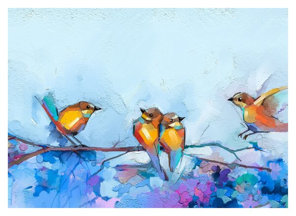 Skleněný obraz - Probuzení přírody (70x50 cm)