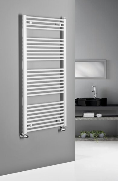 Aqualine Sapho, DIRECT otopné těleso s bočním připojením 600x1320 mm, 795 W, bílá