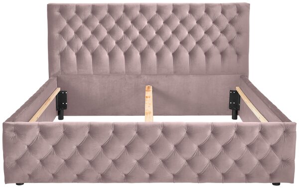 ČALOUNĚNÁ POSTEL, 140/200 cm, šeříková home24 - Manželské postele, Online Only