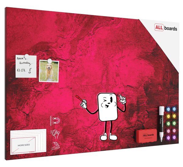 Magnetická tabule METALboards MAGNOLIE 90x60 cm,MB96_00120