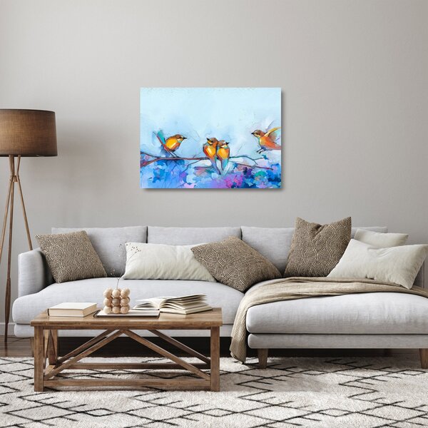 Skleněný obraz - Probuzení přírody (70x50 cm)
