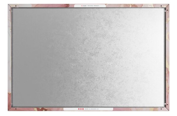 Magnetická tabule METALboards RŮŽOVÝ MRAMOR 90x60 cm,MB96_00119