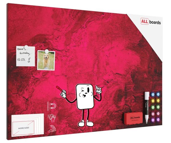 Magnetická tabule METALboards MAGNOLIE 90x60 cm,MB96_00120