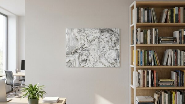 Magnetická tabule METALboards ZKAMENĚLÉ DŘEVO 90x60 cm,MB96_00111