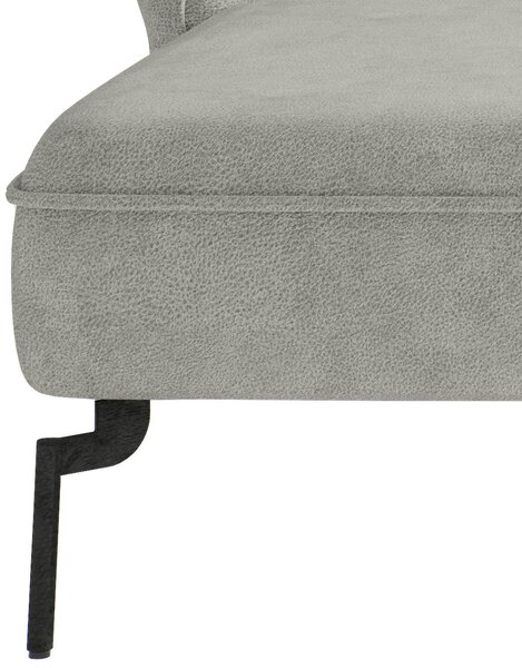 ROHOVÁ SEDAČKA, textil, světle šedá Livetastic - Sedací soupravy, Online Only