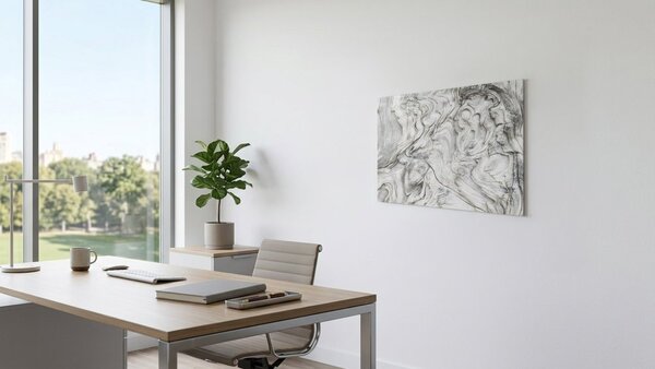 Magnetická tabule METALboards ZKAMENĚLÉ DŘEVO 90x60 cm,MB96_00111