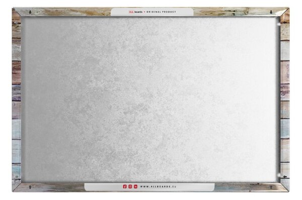 Kovový obraz PASTELOVÉ DESKY 60x40 ALLboards METAL,MB64_00113