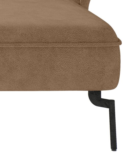 ROHOVÁ SEDAČKA, textil, světle hnědá Livetastic - Sedací soupravy, Online Only