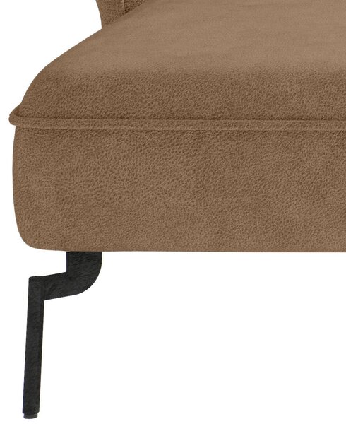 ROHOVÁ SEDAČKA, textil, světle hnědá Livetastic - Sedací soupravy, Online Only