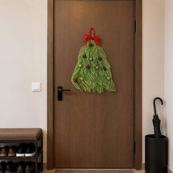 Vánoční stromeček na dveře