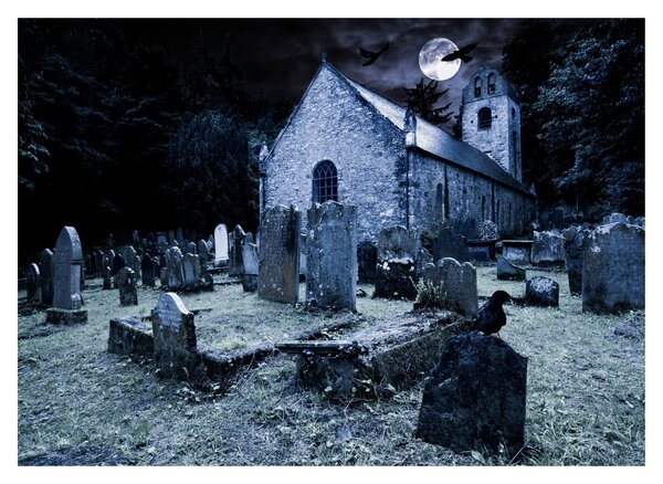 Skleněný obraz - Temná noc (70x50 cm)
