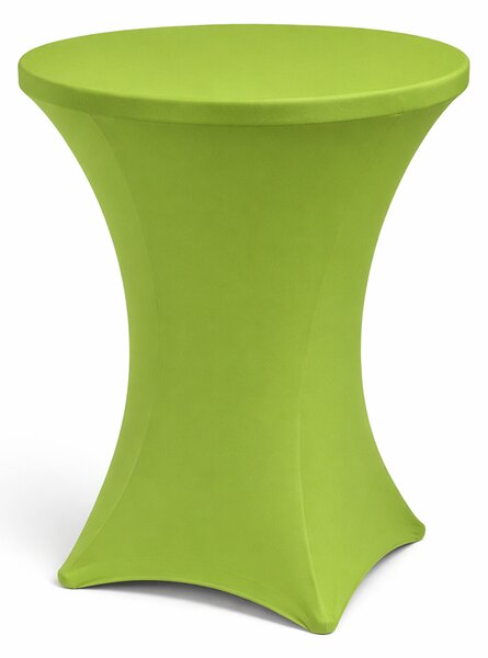 Strečový potah na bistro stolek Ø 80 cm – elastický ubrus (více barev) barva Žlutá